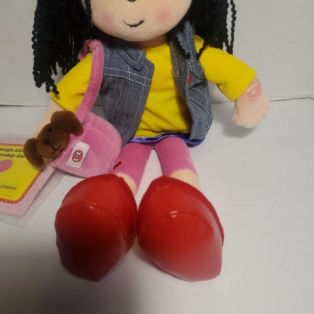 Language Littles Lizzie Spanish English Bilingual Doll 2002 NWT